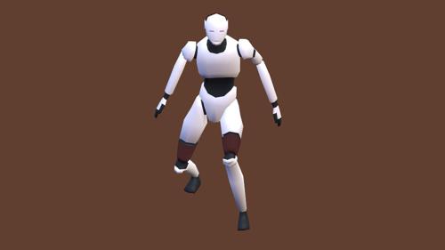 LOW POLY ROBOT FULL RIGGED preview image